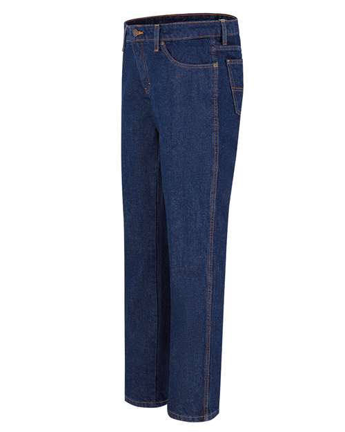 Women's Straight Leg 5-Pocket Jeans – Detail