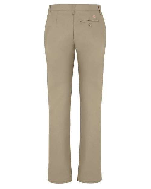 Women's Industrial Flat Front Pants – Back