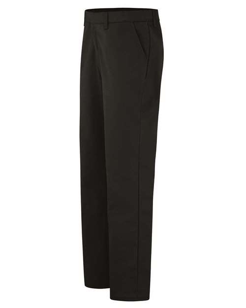 Women's Extended Sizes Industrial Flat Front Pants – Side
