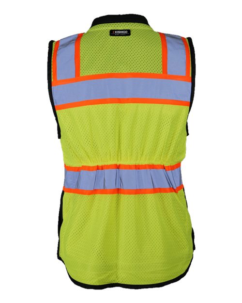 Women's Premium Black Series® Heavy Duty Surveyors Vest – Back
