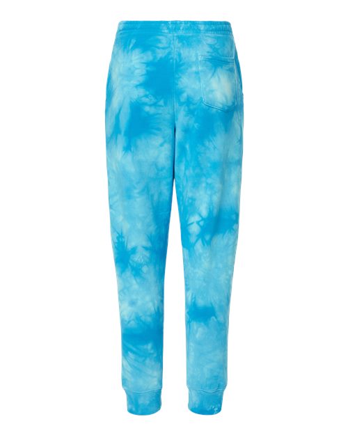 Unisex Tie-Dyed Fleece Sweatpants – Back