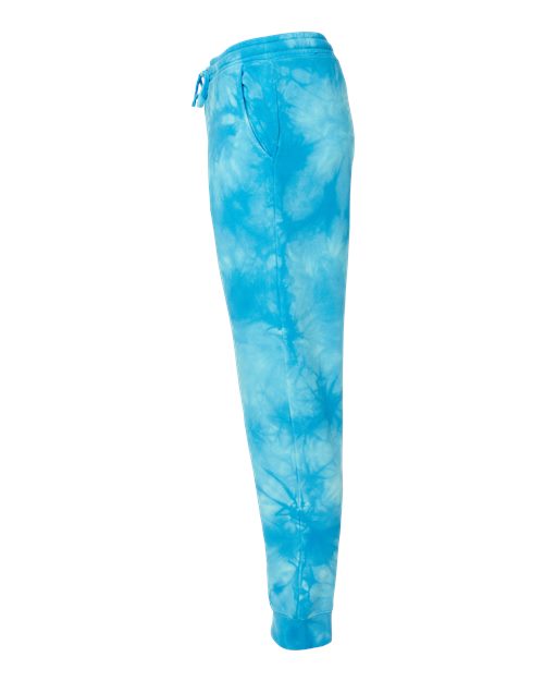 Unisex Tie-Dyed Fleece Sweatpants – Detail