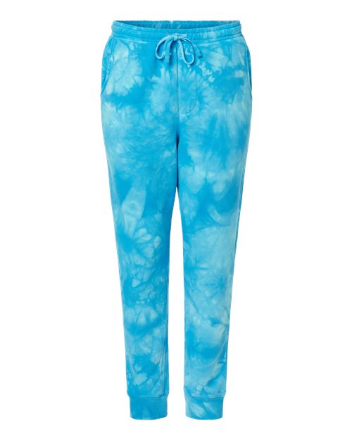 Unisex Tie-Dyed Fleece Sweatpants – Front