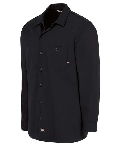 Men's Industrial Cotton Long Sleeve Work Shirt – Detail