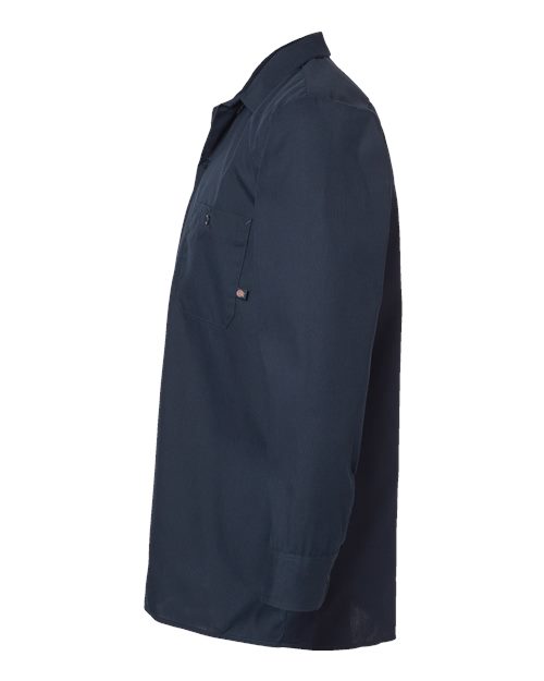 Men's Tall Industrial Long Sleeve Work Shirt – Detail