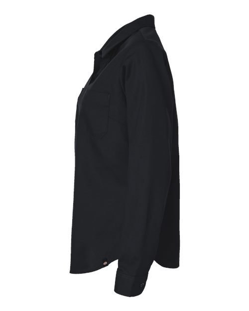 Women's Long Sleeve Industrial Work Shirt – Detail