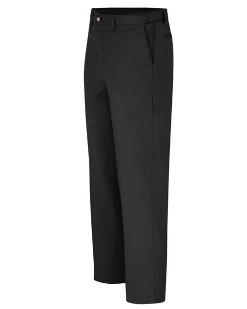 Men's Extended Sizes Premium Industrial Flat Front Comfort Waist Pants – Detail