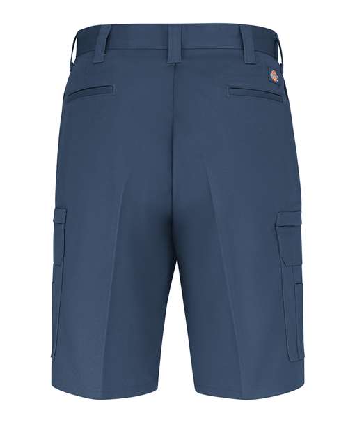 Men's Extended Sizes 11" Industrial Cotton Cargo Shorts – Back