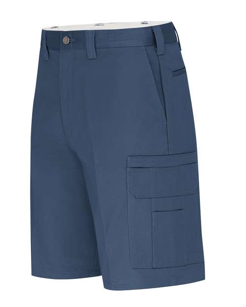Men's Extended Sizes 11" Industrial Cotton Cargo Shorts – Detail