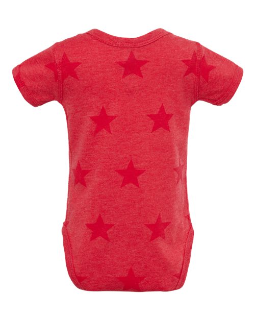 Infant Star Print Bodysuit – Back