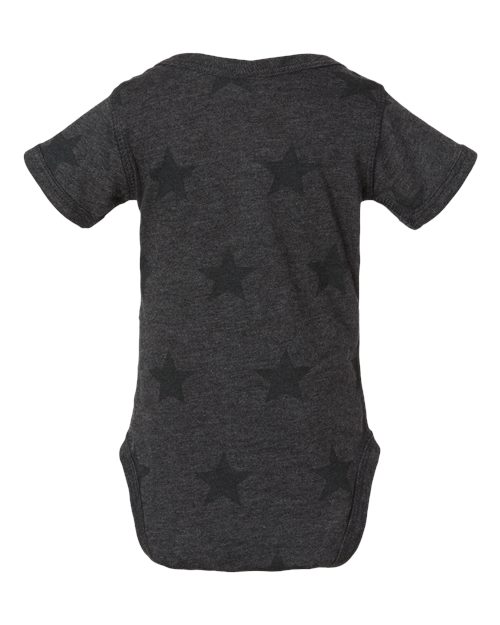 Infant Star Print Bodysuit – Back