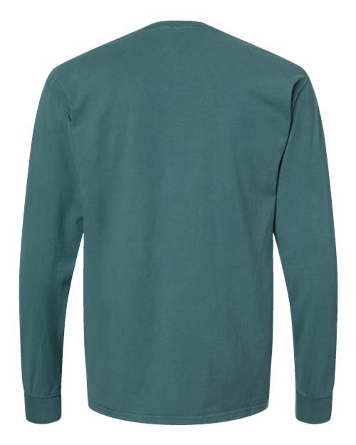 Unisex Garment-Dyed Long Sleeve T-Shirt – Back