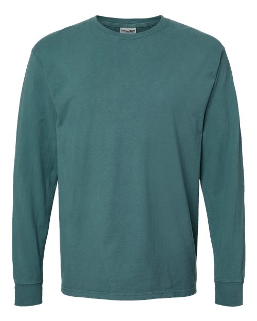 Unisex Garment-Dyed Long Sleeve T-Shirt – Front