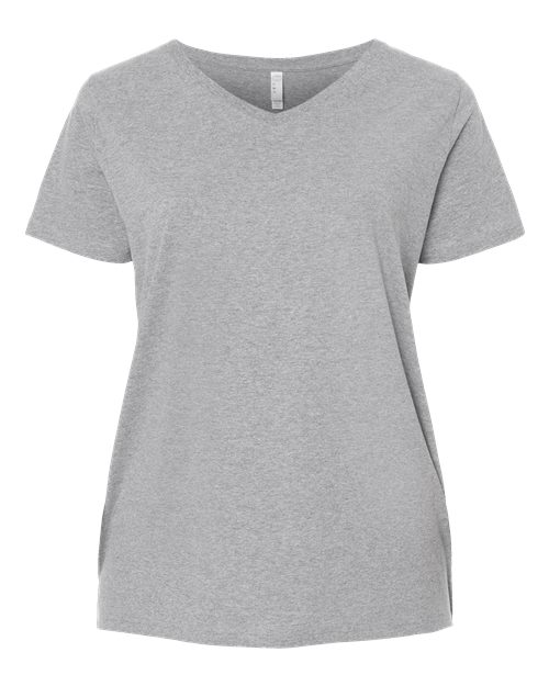 Women's Curvy Collection Fine Jersey V-Neck Tee – Front
