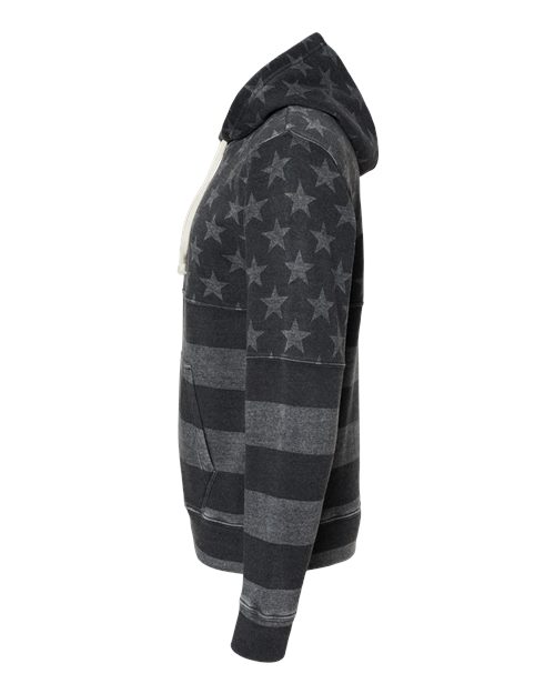 Men's Triblend Fleece Hooded Sweatshirt – Detail