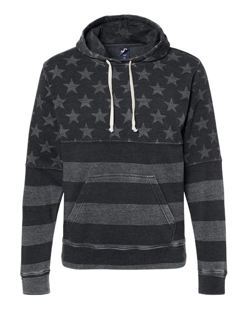 Men's Triblend Fleece Hooded Sweatshirt – Front