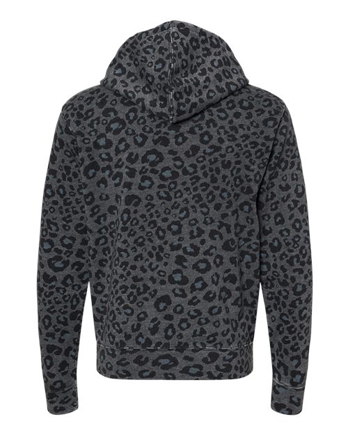 Men's Triblend Fleece Hooded Sweatshirt – Back