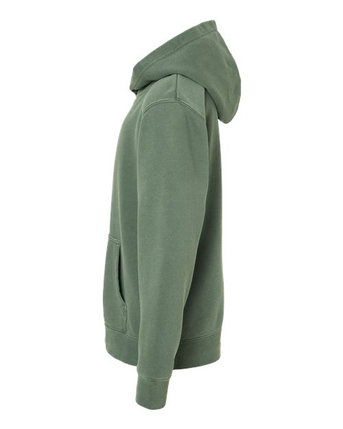 Youth Midweight Pigment-Dyed Hooded Sweatshirt – Detail