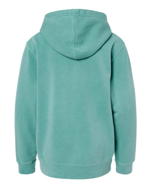 Youth Midweight Pigment-Dyed Hooded Sweatshirt – Back