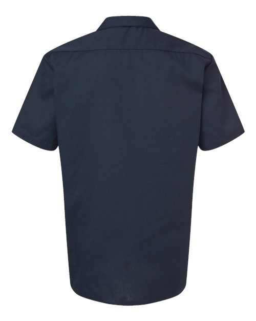 Men's Industrial Short Sleeve Work Shirt – Back