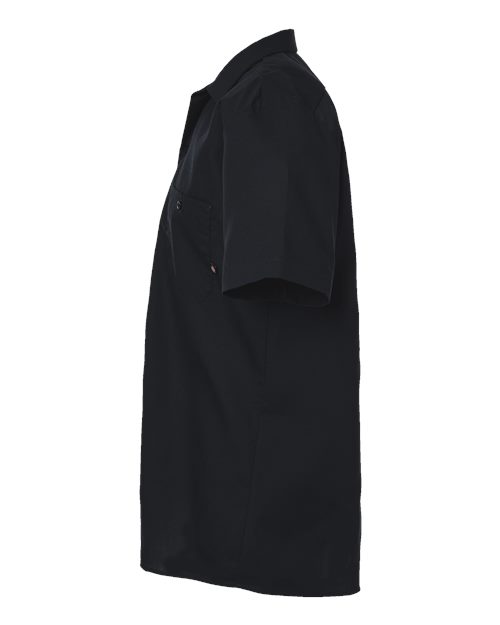 Men's Tall Industrial Short Sleeve Work Shirt – Detail