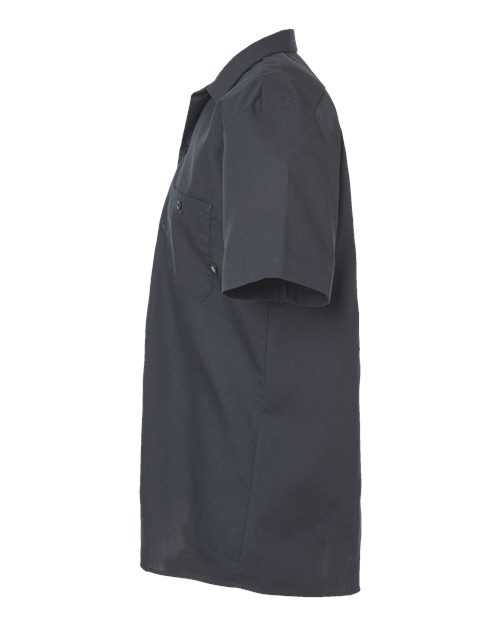 Men's Tall Industrial Short Sleeve Work Shirt – Detail