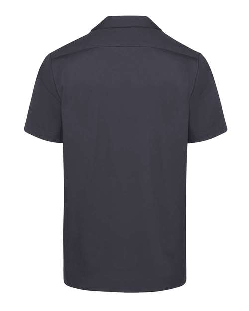 Men's Industrial Short Sleeve Cotton Work Shirt – Back