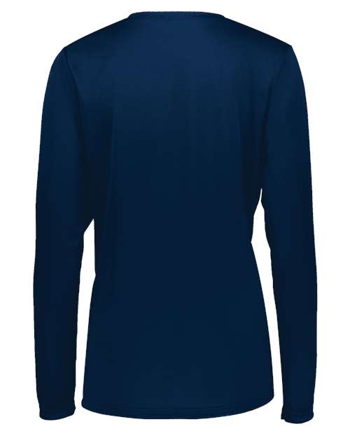 Women's Momentum Long Sleeve V-Neck T-Shirt – Back