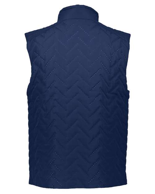 Men's Repreve® Eco Quilted Vest – Back