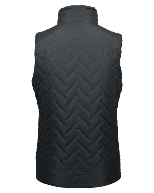 Women's Repreve® Eco Quilted Vest – Back