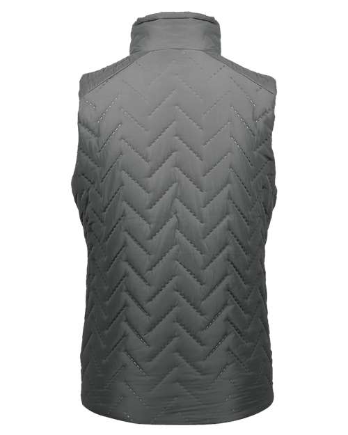 Women's Repreve® Eco Quilted Vest – Back