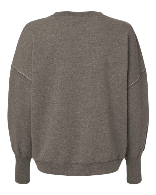 Women's Sueded Fleece Crewneck Sweatshirt – Back
