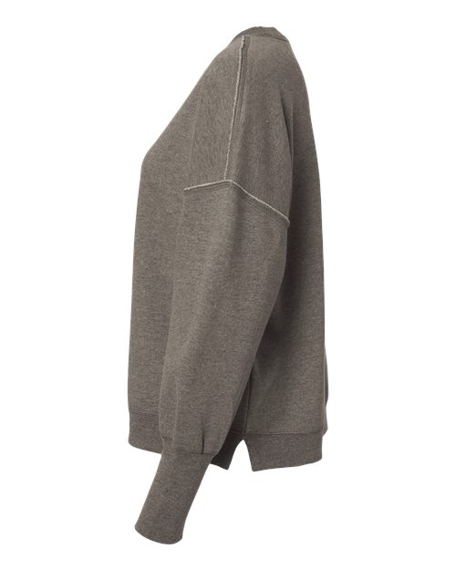 Women's Sueded Fleece Crewneck Sweatshirt – Detail