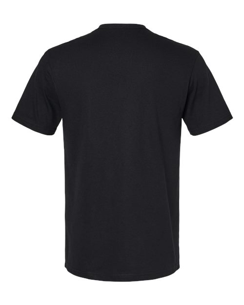 Unisex CVC V-Neck Tee – Back