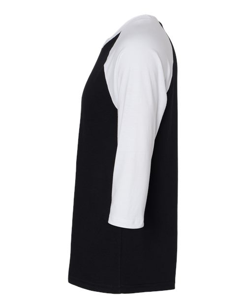 Unisex CVC Raglan Tee – Detail