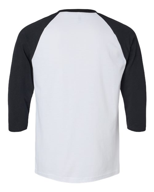 Unisex CVC Raglan Tee – Back