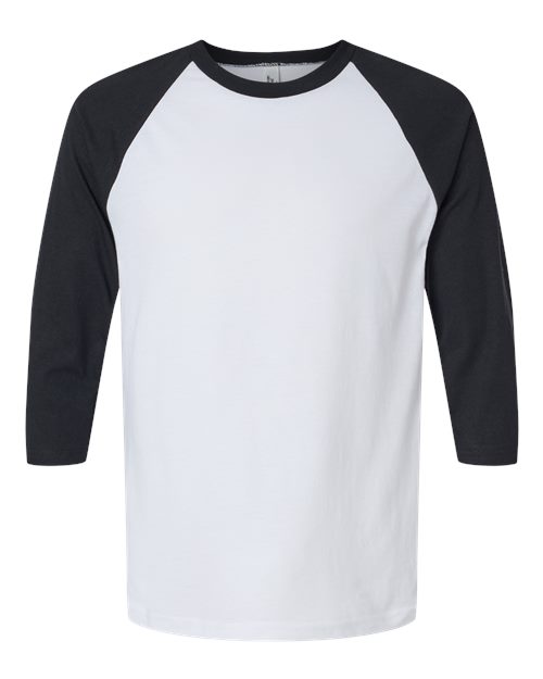 Unisex CVC Raglan Tee – Front