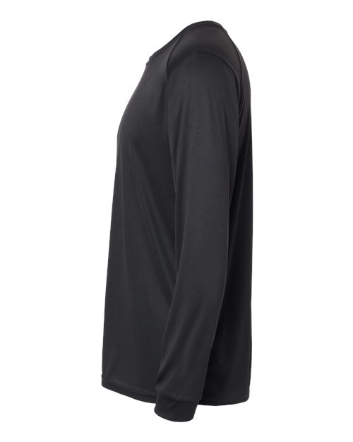 Unisex Long Islander Performance Long Sleeve T-Shirt – Detail