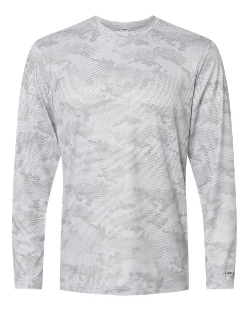 Unisex Pompano Performance Camo Long Sleeve T-Shirt – Front