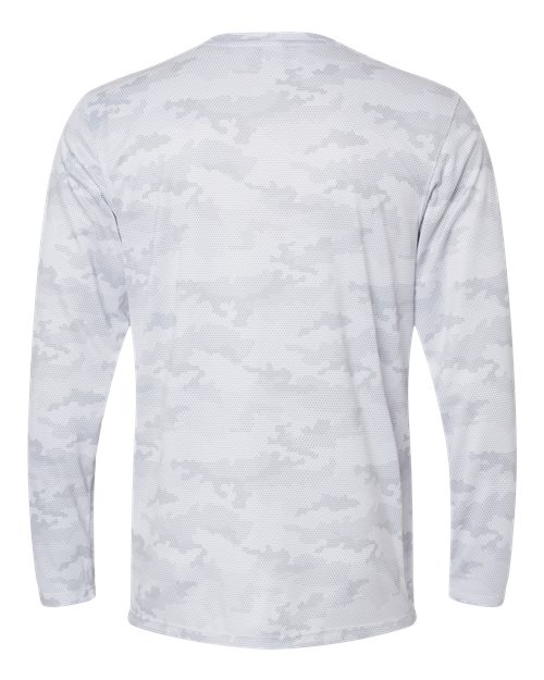 Unisex Pompano Performance Camo Long Sleeve T-Shirt – Back