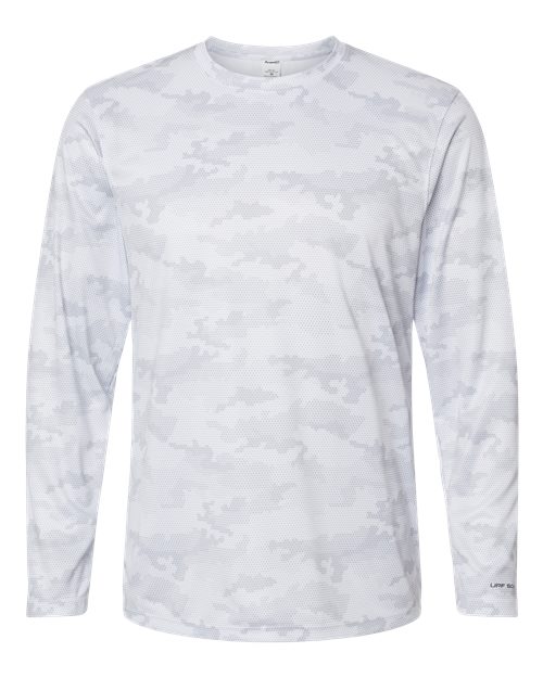 Unisex Pompano Performance Camo Long Sleeve T-Shirt – Front