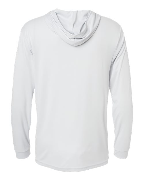 Unisex Bahama Performance Hooded Long Sleeve T-Shirt – Back
