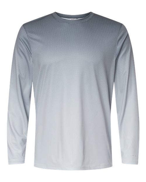 Unisex Barbados Performance Pin Dot Long Sleeve T-Shirt – Front