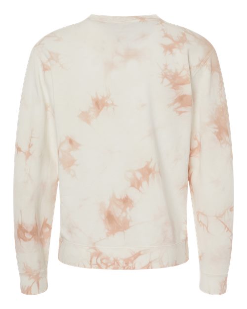 Unisex Midweight Tie-Dyed Crewneck Sweatshirt – Back