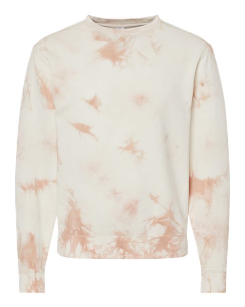 Unisex Midweight Tie-Dyed Crewneck Sweatshirt – Front