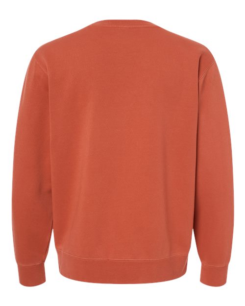Unisex Midweight Pigment-Dyed Crewneck Sweatshirt – Back