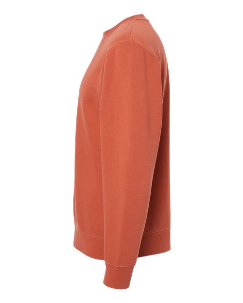 Unisex Midweight Pigment-Dyed Crewneck Sweatshirt – Detail
