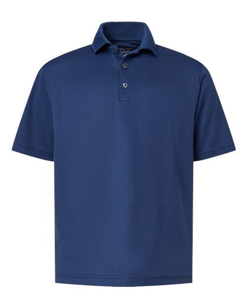 Youth Saratoga Performance Mini Mesh Polo – Front