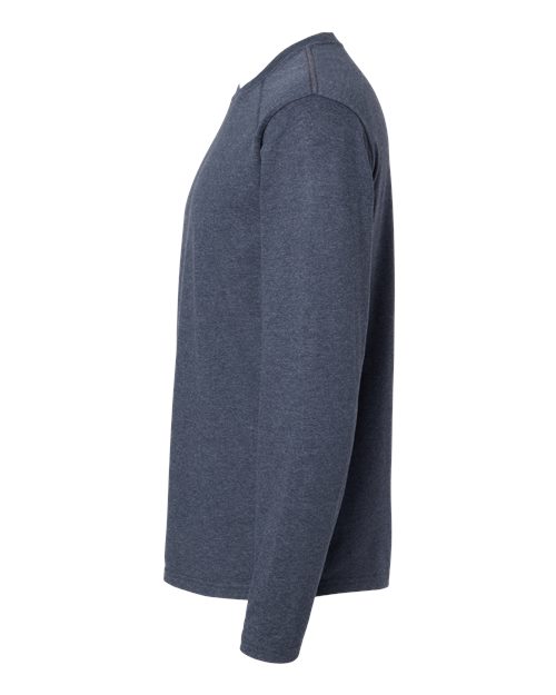 Unisex RecycledSoft™ Long Sleeve T-Shirt – Detail