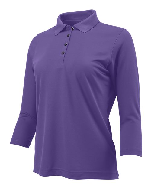 Women's Lady Palm Three-Quarter Sleeve Polo – Side